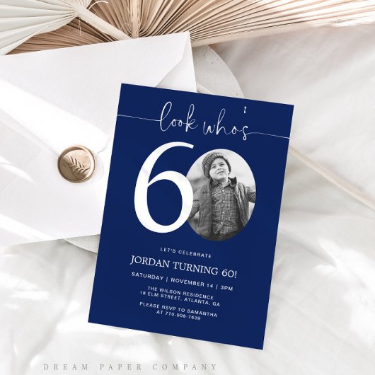 Regardez qui a 60 ans | Invitation de 60e annivers