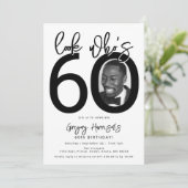 Regardez qui a 60 ans | Photo Invitation à l'anniv (Debout devant)