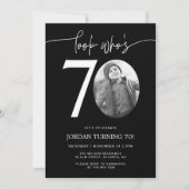 Regardez qui a 70 ans | Invitation d'anniversaire (Devant)