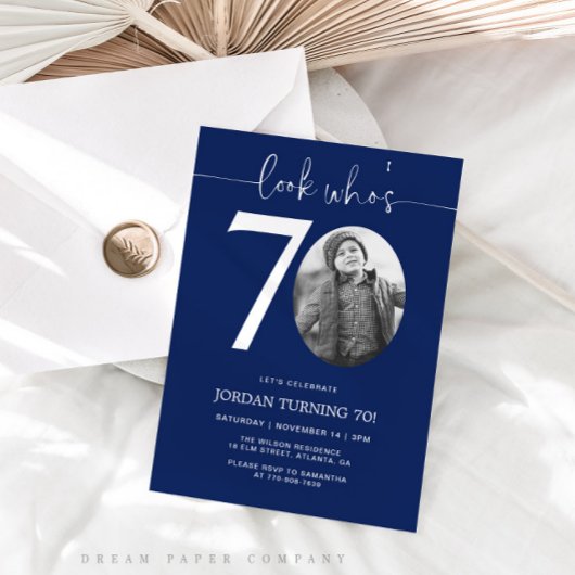 Regardez qui a 70 ans | Invitation de 70e annivers
