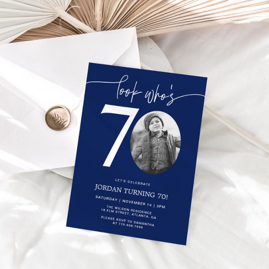 Regardez qui a 70 ans | Invitation de 70e annivers