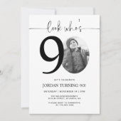 Regardez qui a 90 ans | Invitation pour 90e annive (Devant)