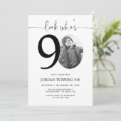 Regardez qui a 90 ans | Invitation pour 90e annive (Debout devant)
