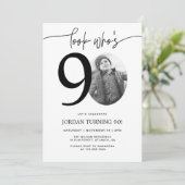 Regardez qui a 90 ans | Invitation pour 90e annive (Debout devant)