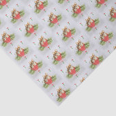 "Regardez qui a fleuri !" Papier de soie de soie (Détail)