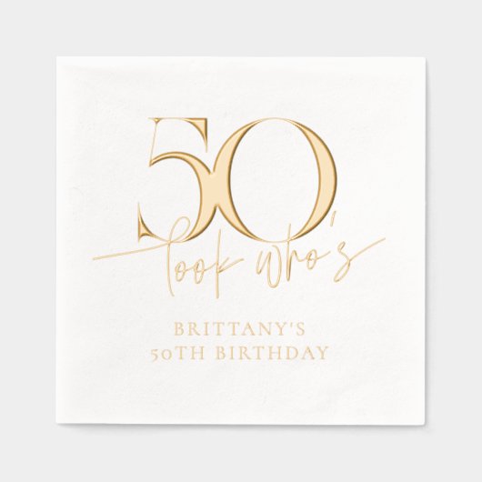 Regardez qui est 50 drôle Simple 50ème anniversair (Recto)