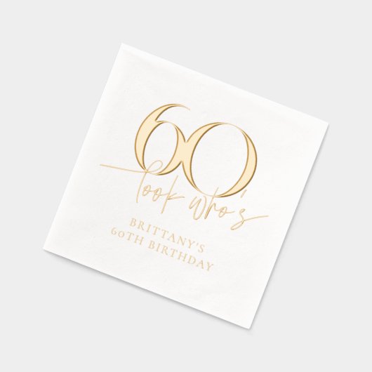 Regardez qui est 60 drôle Simple 60e anniversaire (Gauche)