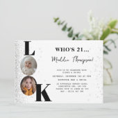 Regardez qui est anniversaire Invitation photo (Debout devant)