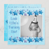 Regardez qui tourne 1, première invitation d'anniv (Devant / Derrière)