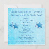 Regardez qui tourne 1, première invitation d'anniv (Dos)