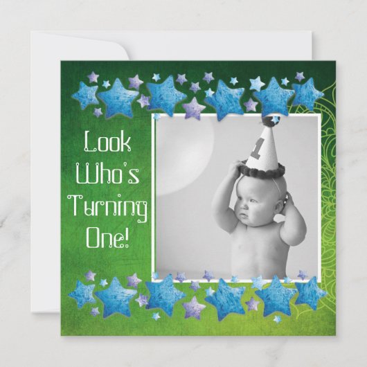 Regardez qui tourne 1, première invitation d'anniv (Devant)