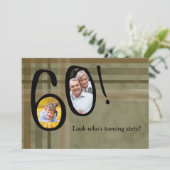 Regardez qui tourne 60 - invitation de fête (Debout devant)