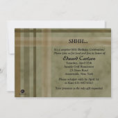 Regardez qui tourne 60 - invitation de fête (Dos)