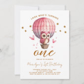 Regardez qui tourne une invitation d'anniversaire (Devant)