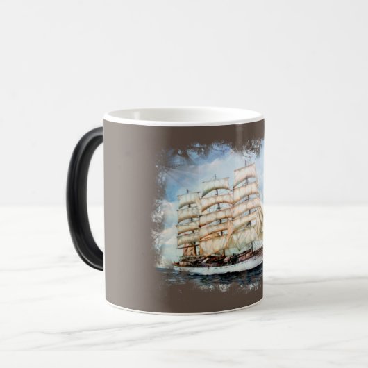 Regata Cutty Sark Magische Mok (Voorkant links)