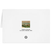 Régate à Villerville par Gustave Caillebotte (Dos Horizontal)