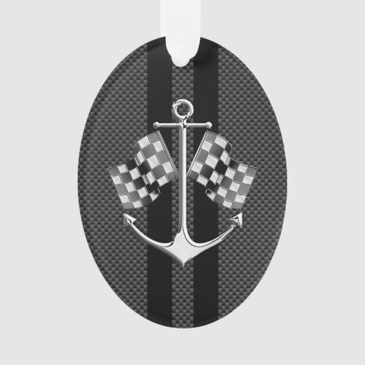 Régate nautique dans le style noir de fibre de (devant)