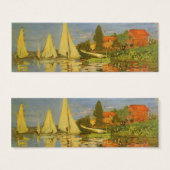 Regatta à Argenteuil par Claude Monet (Devant & derrière)