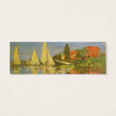 Regatta à Argenteuil par Claude Monet (Dos)