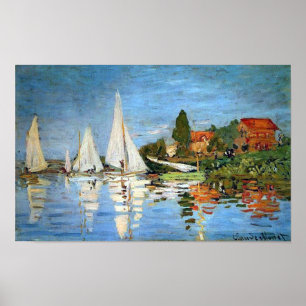 Regatta at Argenteuil, Claude Monet Print