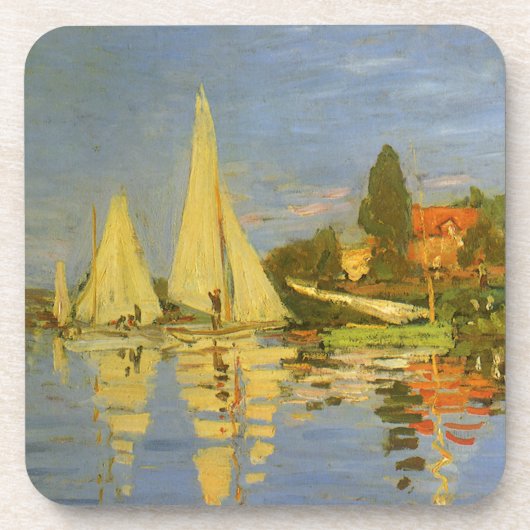 Regatta bij Argenteuil door Claude Monet Onderzetter (Voorkant)