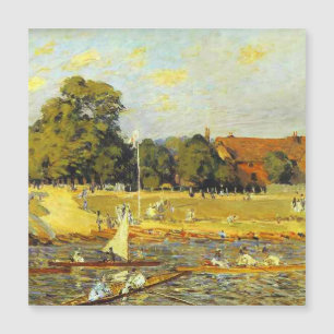 Regatta bij Hampton Court Alfred Sisley Poster