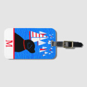 Regatta Day Black Dog Bagagelabel (Voorkant (horizontaal))