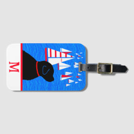 Regatta Day Black Dog Bagagelabel