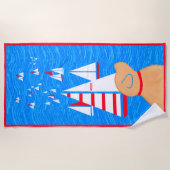Regatta Day Yellow Dog Beach Serviette (Devant)