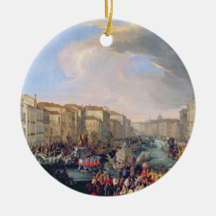 Regatta Held in Honor of Frederick VI of Denmark Keramisch Ornament