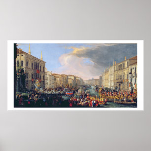 Regatta Held in Honor of Frederick VI of Denmark Poster