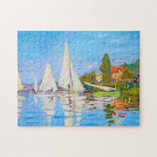 Regatta in Argenteuil Claude Monet Legpuzzel