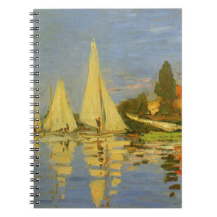 Regatta in Argenteuil door Claude Monet Notitieboek