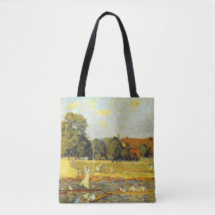 Regatta in Hampton Court Alfred Sisley Poster Draagtas
