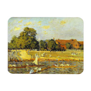 Regatta in Hampton Court Alfred Sisley Poster Magneet