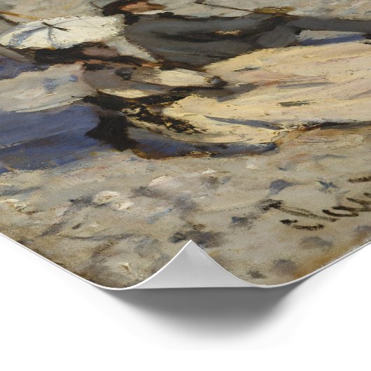 Regatta in Sainte-Adresse, 1867 | Old Harbour Uitz Poster (Hoek)