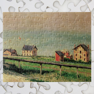 Regatta in Villerville door Gustave Caillebotte Legpuzzel