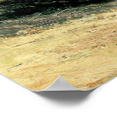 Regatta in Villerville door Gustave Caillebotte Poster (Hoek)