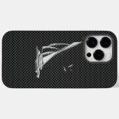 Regatta Sailboat on Carbon Fiber Style Case-Mate iPhone Case (Achterkant (horizontaal))