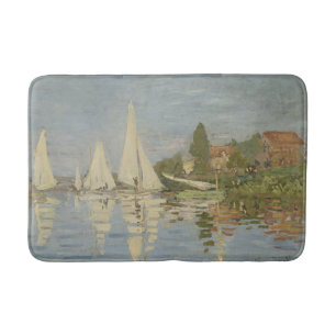 Regatta's bij Argenteuil, Olieverfschilderij, Clau Badmat