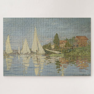 Regatta's bij Argenteuil, Olieverfschilderij, Clau Legpuzzel
