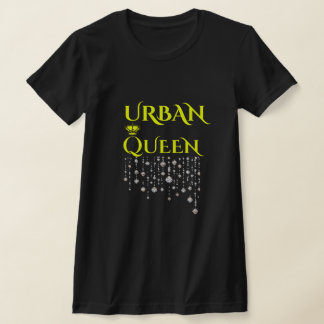 REGEER, ZWARTE CITROEN ZELDZAME DIAMANT STADS VROU T-SHIRT