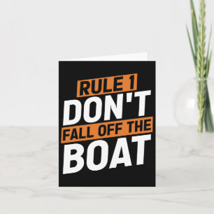 Regel 1 Herfst niet van de boot Funny Ship Cruise  Kaart