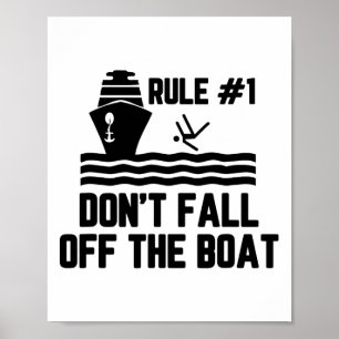 Regel 1 Herfst niet van de boot Poster