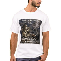 Regel 1 van de Piratencode T-shirt