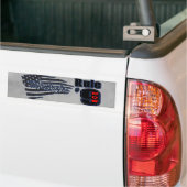 Regel #9 nu bumpersticker (Op Truck)