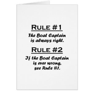 Regel Boat Kapitein