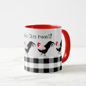 Regel de Roost Rooster Mok (Voorkant rechts)