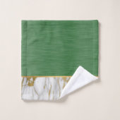 REGEL GROENE MARBLE GOLD BATHROOM TOWEL SET BAD HANDDOEK (Wasdoekje)
