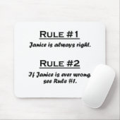 Regel Janice Muismat (Met muis)